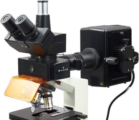 مجهر مختبر بيولوجي OMAX 40X-1600X 18MP USB 3.0 رقمي EPI-Fluorescent ثلاثي العينيات in Kuwait