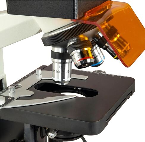 مجهر مختبر بيولوجي OMAX 40X-1600X 18MP USB 3.0 رقمي EPI-Fluorescent ثلاثي العينيات in Kuwait