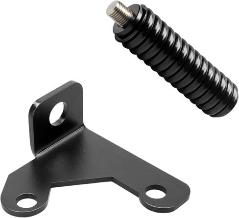 حامل الإطار الاحتياطي لهوائي Anina CB لسيارة Jeep JK Wrangler & Wrangler JKU Unlimited 2007-2018 ثابت ومرن: قاعدة هوائي الراديو تدعم هوائي طويل يصل إلى 60 بوصة، وهي قادرة على ثنيه لفترة طويلة in Saudi Arabia