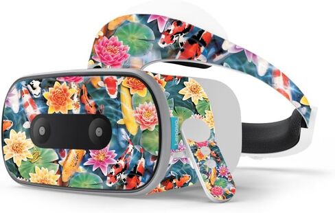 غلاف MightySkins متوافق مع Lenovo Mirage Solo - Koi Pond | غطاء ملتف واقٍ ومتين وفريد ​​من نوعه من الفينيل | سهل التطبيق والإزالة وتغيير الأنماط | صنع في الولايات المتحدة الأمريكية in Saudi Arabia