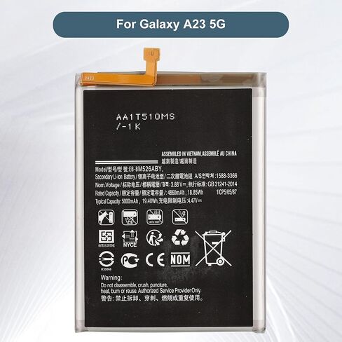 Replacement Battery EB-BM526ABY Compatible with Samsung Galaxy A23 5G A236 2022 with Tools in Saudi Arabia