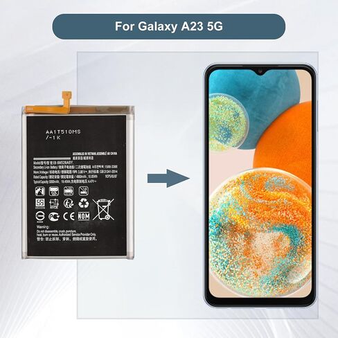 Replacement Battery EB-BM526ABY Compatible with Samsung Galaxy A23 5G A236 2022 with Tools in Saudi Arabia