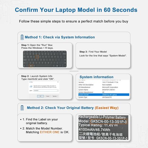 GK5CN-00-13-3S1P-0 Laptop Battery Replacement for Getac GK5CN4Z GK5CN5Z GK5CN6Z GK5CQ7Z GK5CN4Z GK6Z5CN GK7CN6S Series Notebook11.4V 46.74Wh 4100mah in Kuwait