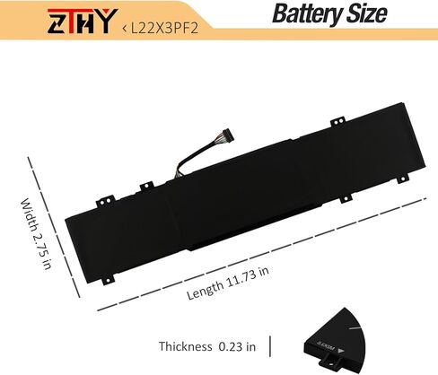 ZTHY 47Wh L22X3PF2 L22C3PF2 Battery Replacement for Lenovo V14 V15 G4 AMN IAN V15 G5 IRL, IdeaPad Slim 3-14AMN8 3-14IAH8 3-14IAN8 3-15IAN8 3-15IRH8 3-15IRU8 3-16IAH8 Series L22B3PF2 L22D3PF2 L22M3PF2 in Saudi Arabia