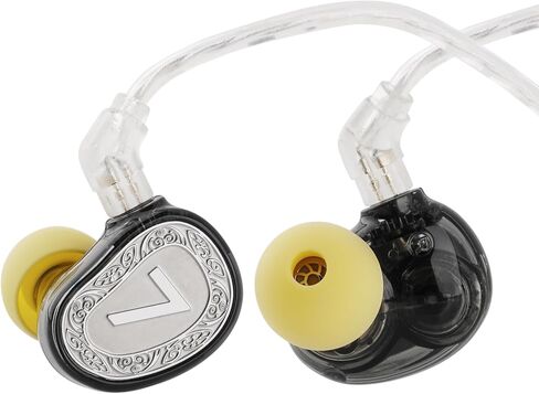 شاشة Linsoul 7 هرتز Elua Ultra داخل الأذن، سماعة أذن ديناميكية مزدوجة، سماعات أذن IEM سلكية HiFi مع كابل نحاسي عالي النقاء خالٍ من الأكسجين للموسيقيين عشاق الصوت (ذهبي) in Saudi Arabia