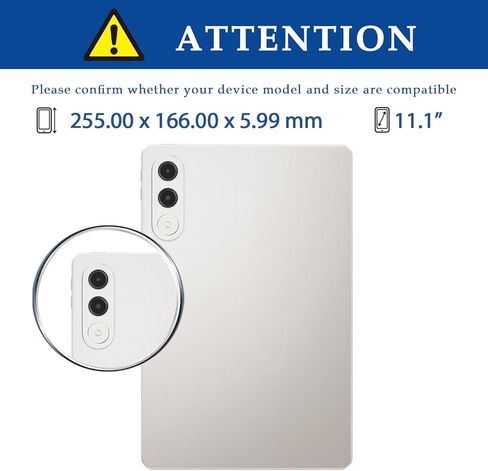 حافظة جلدية متوافقة مع Lenovo Xiaoxin Pad Pro GT TB710FU 11.1 2025 غطاء واقٍ مع غطاء داخلي من السيليكون TPU، حامل مدمج ومقاوم للسقوط (أسود) in Kuwait