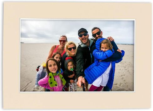 Poster Palooza 24x36 Mat Bevel Cut for 8x10 Photos - Acid Free White Precut Matboard - For Pictures, Photos, Framing - 4-ply Thickness in Saudi Arabia