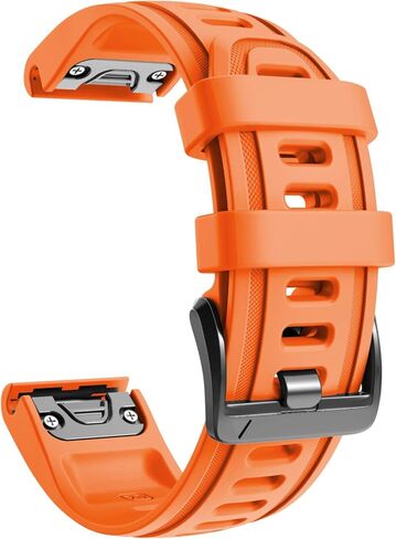 NotoCity متوافق مع حزام ساعة Fenix ​​6S 20 ملم رياضي لساعة Fenix ​​5S/5S Plus/Fenix ​​7S/Fenix ​​6S Pro/D2 Delta S الذكية (أسود) in Kuwait