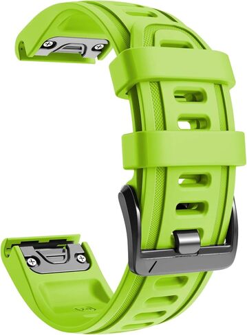 NotoCity متوافق مع حزام ساعة Fenix ​​6S 20 ملم رياضي لساعة Fenix ​​5S/5S Plus/Fenix ​​7S/Fenix ​​6S Pro/D2 Delta S الذكية (أسود) in Kuwait