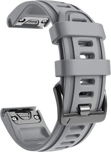 NotoCity متوافق مع حزام ساعة Fenix ​​6S 20 ملم رياضي لساعة Fenix ​​5S/5S Plus/Fenix ​​7S/Fenix ​​6S Pro/D2 Delta S الذكية (أسود) in Kuwait
