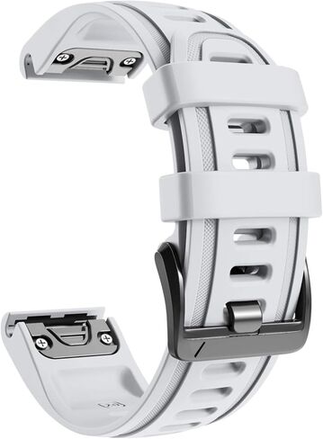 NotoCity متوافق مع حزام ساعة Fenix ​​6S 20 ملم رياضي لساعة Fenix ​​5S/5S Plus/Fenix ​​7S/Fenix ​​6S Pro/D2 Delta S الذكية (أسود) in Kuwait
