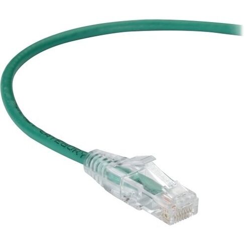 Black Box C6APC28-GN-20 Slim-NET CAT6A 28-AWG 500-MHZ Stranded ETHERNET Patch Cable - UNSHIELDED, PVC, S in Saudi Arabia