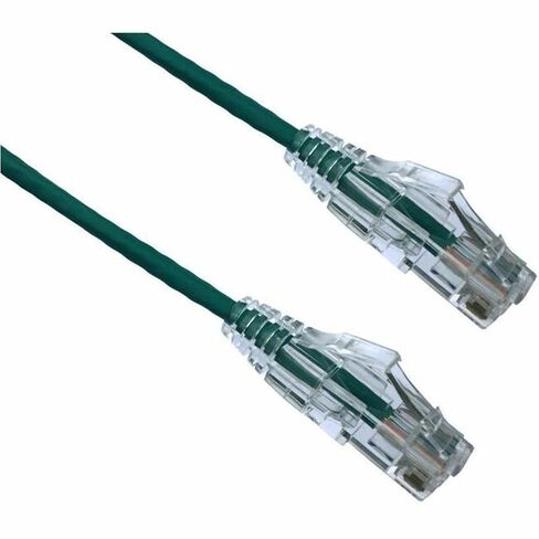 Axiom Memory - AXG97969 7FT CAT6A BENDnFLEX Ultra-Thin Snagless Patch Cable (Green) - TAA Compliant - 7 ft Category 6a Network Cable for Network Device - First End: 1 x RJ-45 Network - Male - in Saudi Arabia