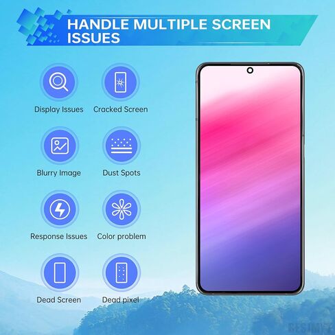 for Samsung Galaxy A53 5G Screen Replacement with Frame LCD Display Touch Digitizer Full Assembly and Side Button Ear Speaker Vibration Motor Glass Repair Tools Kit SM-A536U SM-A536U1 in Saudi Arabia