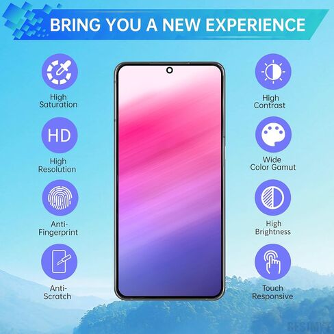 for Samsung Galaxy A53 5G Screen Replacement with Frame LCD Display Touch Digitizer Full Assembly and Side Button Ear Speaker Vibration Motor Glass Repair Tools Kit SM-A536U SM-A536U1 in Saudi Arabia