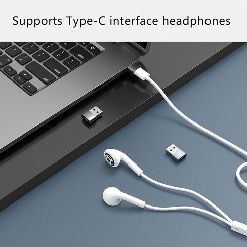 2pcs USB C Female to USB A Male Connectors USB2.0 Male to Type C Female Adapter for Quick File Transfer and Power Supply OTG Adapter in Kuwait