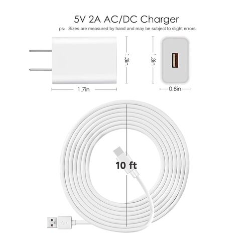 Love your yy 2 Pack 10FT USB C Camera Charger for WYZE Duo Cam Pan, WYZE Cam Pan v4 Camera Charger Charging Cable Power Long USB C Extension Cord White in Saudi Arabia