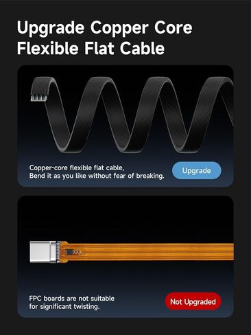 كابل Hagibis USB4، نقل بيانات 80 جيجابت في الثانية، كابل USB-C للشحن السريع 240 واط، كابل USB 4 V2.0 قصير 8K@60 هرتز لهاتف iPhone 17 16 15 Pro Max، iPad Pro، Thunderbolt 5/4 (متوسط ​​90 درجة، 0.3FT) in Saudi Arabia