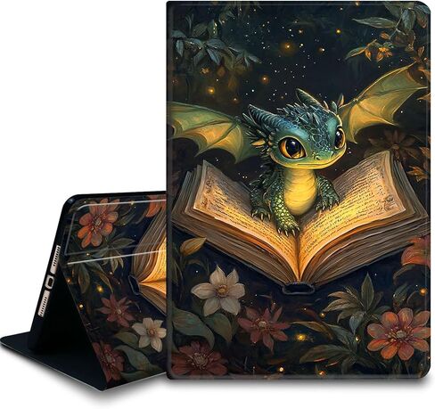 Bxgolkgd Tablet Case for Samsung Galaxy Tab A11 8.7 Inch 2025 Model (SM-X133/X135/X135F),Shockproof Stand Cover with Heat Dissipation,Auto Wake/Sleep Function,Cute Dragon Reading Book in Saudi Arabia