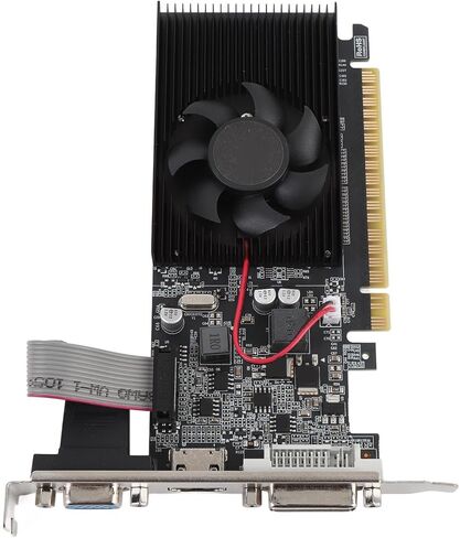 2GB DDR3 Graphics Card, PCI Express 2.0 X16 Bus Interface with HD Multimedia Interface VGA DVI Port, for Desktop Computers Gaming Enthusiasts in Saudi Arabia