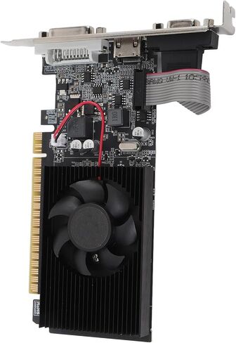 بطاقة رسومات GT610، بطاقة فيديو للألعاب DDR3 64bit PCI Express X16 سعة 2 جيجابايت مع DVI وVGA وواجهة الوسائط المتعددة عالية الدقة لسطح المكتب in Saudi Arabia
