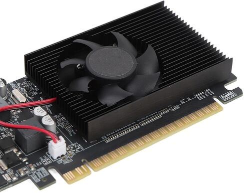 بطاقة رسومات GT610، بطاقة فيديو للألعاب DDR3 64bit PCI Express X16 سعة 2 جيجابايت مع DVI وVGA وواجهة الوسائط المتعددة عالية الدقة لسطح المكتب in Saudi Arabia