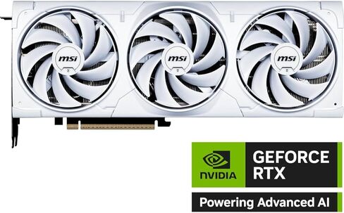 msi GeForce RTX 5080 Ventus 3X OC Triple Fan Graphics Card, 16GB GDDR7, 1801 AI Tops, DLSS 4, AI Content Creation, Local LLM Inference, DP 2.1b x3, HDMI 2.1b, with GPU Holder in Saudi Arabia