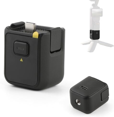 1/4" Threaded Handle for DJI Osmo Pocket 3 Handle Holder Replacement for DJI OSMO Pocket 3 Tripod Adapter Mount Handheld Camera Extension Bracket Accessories in Saudi Arabia