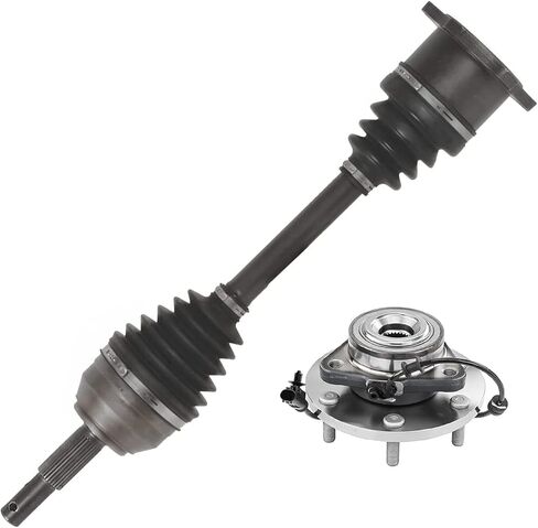 Detroit Axle - 2pc Front CV Axles for Chevy Cobalt Pontiac G5 G4 Pursuit Saturn Ion CV Axle Shafts Assembly Replacement in Saudi Arabia