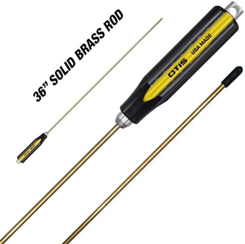 قضيب تنظيف نحاسي من Otis .22 Cal+، طول 91.44 سم، هيكل نحاسي متين، متوافق مع ملحقات التنظيف (FG-SROD-22B) in Saudi Arabia