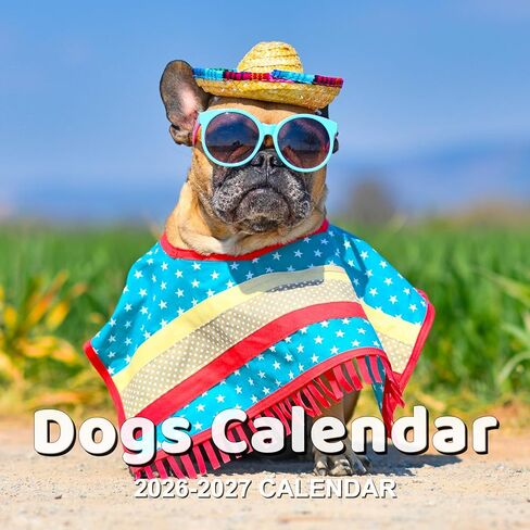 2026 Calendar - Gag Gifts, 2026 Wall Calendars JAN 2026 - DEC 2026, White Elephant Gifts, Funny Calendars 2026, 11" x 17" (Open), 12 Monthly Calendar Planner, Dogs Calendar 2026 in Saudi Arabia