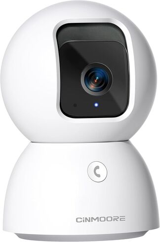 كاميرا Lexip Snowman واي فاي داخلية، 3K 5MP فائقة الدقة، 355 درجة عموم/110 درجة إمالة، الذكاء الاصطناعي لتتبع الإنسان/الحيوانات الأليفة، رؤية ليلية خالية من اللون الأحمر، 64 جيجابايت متضمنة، مكالمات صوتية، درع الخصوصية التلقائي، صوت ثنائي الاتجاه in Kuwait