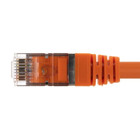 كابل تصحيح NavePoint Ethernet CAT6، F/UTP، 26AWG، 1 قدم، 5 حزم، برتقالي in Saudi Arabia