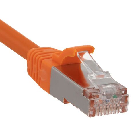 كابل تصحيح NavePoint Ethernet CAT6، F/UTP، 26AWG، 1 قدم، 5 حزم، برتقالي in Saudi Arabia