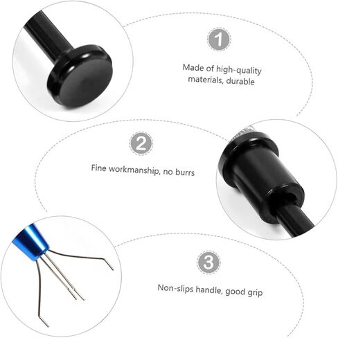 Vaguelly 3pcs Chip Up Tool Kit سبائك الألومنيوم الجسم مكونات Ic أداة سهلة قبضة ومريحة المحمولة in Saudi Arabia