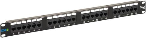 Patch Panel, Cat 6, 24-port, 1 RMS in Saudi Arabia