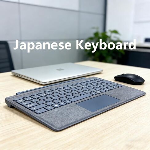 غطاء Microsoft Type Cover لجهاز Surface Pro 4-7، لوحة مفاتيح قابلة لإعادة الشحن مقاس 13 بوصة، لوحة مفاتيح مغناطيسية محمولة لاسلكية فائقة النحافة - أزرق، ياباني (متجدد) in Saudi Arabia