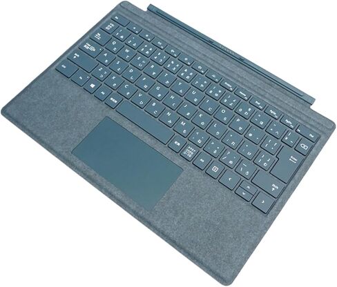 غطاء Microsoft Type Cover لجهاز Surface Pro 4-7، لوحة مفاتيح قابلة لإعادة الشحن مقاس 13 بوصة، لوحة مفاتيح مغناطيسية محمولة لاسلكية فائقة النحافة - أزرق، ياباني (متجدد) in Saudi Arabia