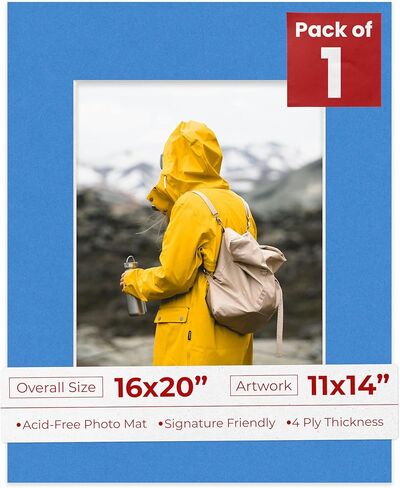 11x14 MAT for 16x20 Frame - Precut Mat Board Honeydew Green 11x14 Photo Matte لإطار صورة 16x20 ، لوحة متميزة للصور العائلية ، ومجموعات العرض ، والفن ، وتأطير الصور ، وحزمة 1 حصيرة in Saudi Arabia