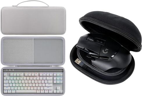 حافظة صلبة من co2CREA للوحة المفاتيح Logitech G515 / G915 TKL والماوس Logitech G502 X Plus/G502 Hero/G503 in Saudi Arabia
