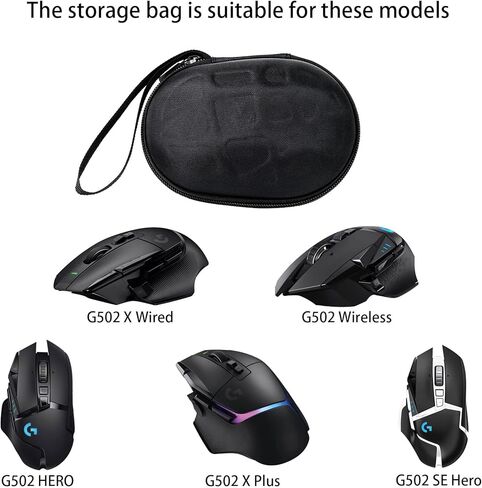 حافظة صلبة من co2CREA للوحة المفاتيح Logitech G515 / G915 TKL والماوس Logitech G502 X Plus/G502 Hero/G503 in Saudi Arabia
