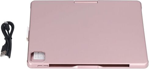 Tablet Case with Keyboard, 360 Degree Rotatable RGB Backlight Touchpad Keyboard Cover for iOS Tablet 11in 10.9in, with 2 Backlight Modes and Flip Up Stand in Saudi Arabia