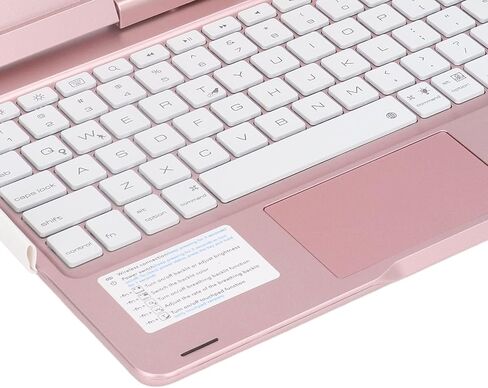 Tablet Case with Keyboard, 360 Degree Rotatable RGB Backlight Touchpad Keyboard Cover for iOS Tablet 11in 10.9in, with 2 Backlight Modes and Flip Up Stand in Saudi Arabia
