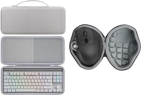 حافظة صلبة من co2CREA للوحة المفاتيح Logitech G515 / G915 TKL وماوس Logitech MX Ergo S/MX Ergo Trackball in Saudi Arabia