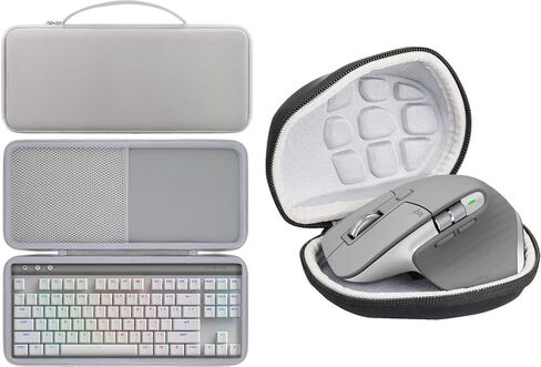 حافظة صلبة من co2CREA للوحة المفاتيح Logitech G515 / G915 TKL وماوس Logitech MX Master 2S in Kuwait