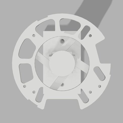 حامل قابل للتعديل متوافق مع نقاط الوصول Ubiquiti UniFi | دعامة سقف مائلة، مقببة، مائلة | حامل عالي الحرارة ومقاوم للأشعة فوق البنفسجية لـ U6-Pro وU7-Pro وU6-Ent وU6-LR والمزيد in Kuwait