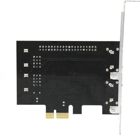 بطاقة محول شبكة CHICIRIS PCIe مع دعم Ultra ATA 133 لتخزين البيانات، بطاقة محول PCB 1 X لمتخصصي تكنولوجيا المعلومات باللون الأسود in Saudi Arabia