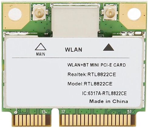 CHICIRIS Mini PCIe WiFi Card Dual Band Gigabit 2.4G 5G Network for Laptops Computers 1 Pack in Saudi Arabia