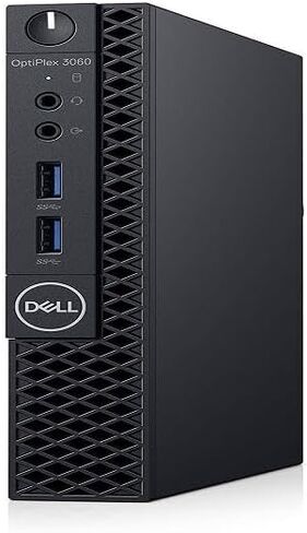 Dell Optiplex 3060 Micro PC، Intel Six Core i7 8700T 2.4 جيجا هرتز، 16 جيجا DDR4، 512 جيجا NVMe M.2 SSD، HDMI، Windows 11 Pro (متجدد) in Kuwait
