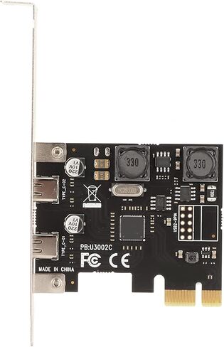 بطاقة توسيع PCI E إلى النوع C من CHICIRIS، سرعة نقل 5 جيجابت في الثانية فعالة وآمنة للنظام، بطاقة توسيع للتأمين بمنفذين للاستخدام المكتبي in Saudi Arabia